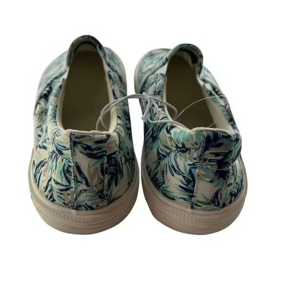 NEW Nautica SLIP ON Loafers Shoes Sneakers CANDLER Navy Palm - Men's Size 10 - Picture 6 of 9